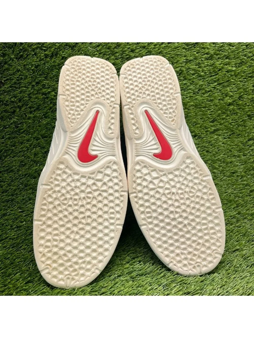 Nike SB Vertebrea Mens Size 14 Sail White Red Walking Skateboard Shoes Sneakers